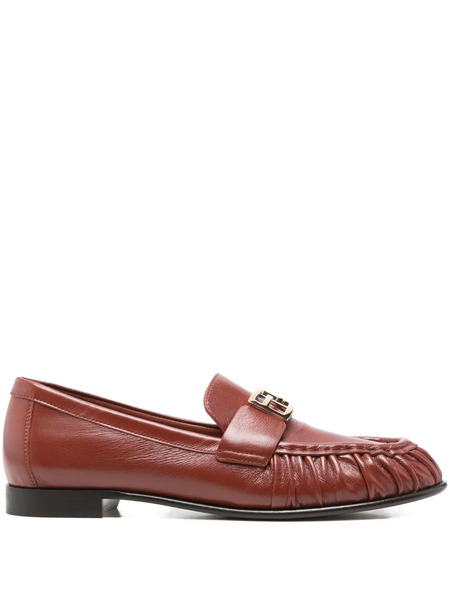  Fendi Mocasines Baguette - Rojo 