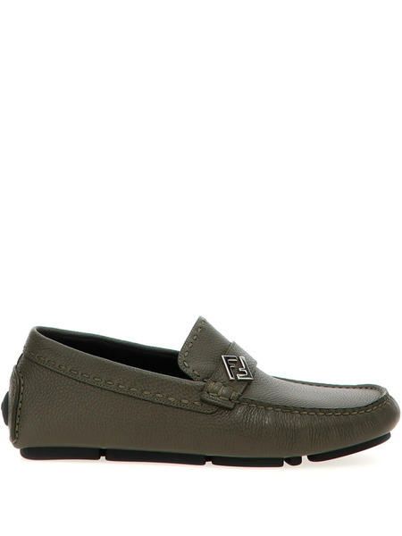  Fendi Mocasines Ff Squared - Verde 