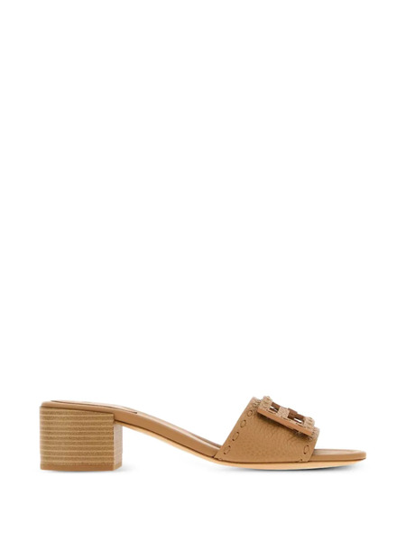  Fendi Mules Baguette - Neutro 
