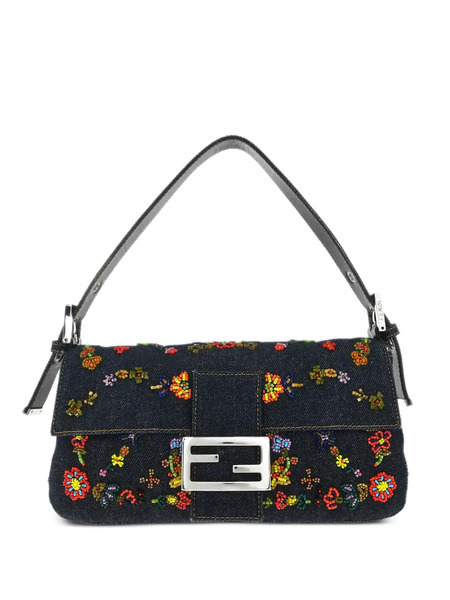  Fendi Pre-owned Bolso De Hombro Ricami Con Cuentas 2000 - Azul 