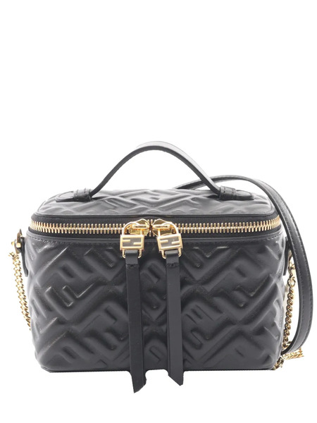  Fendi Pre-owned Bolso Satchel Ff Vanity Bag 2010-2025 - Negro 