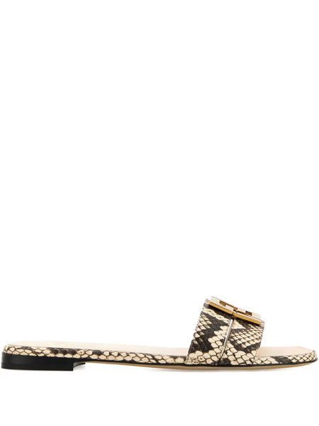  Fendi Sandalias Ffold - Neutro 