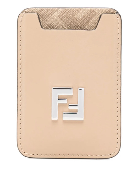 Fendi Tarjetero Con Placa Del Logo - Neutro 
