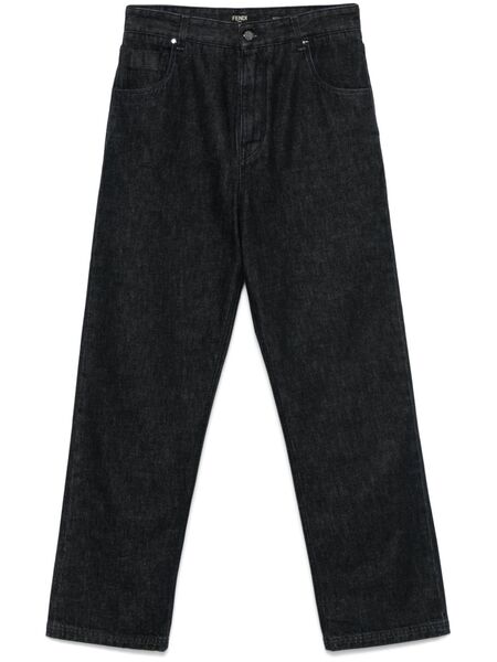  Fendi Vaqueros Rectos - Negro 