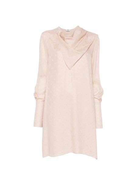  Fendi Vestido Corto Con Cuello En V - Rosa 