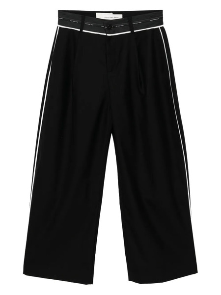  Feng Chen Wang Pantalones Deconstructed - Negro 
