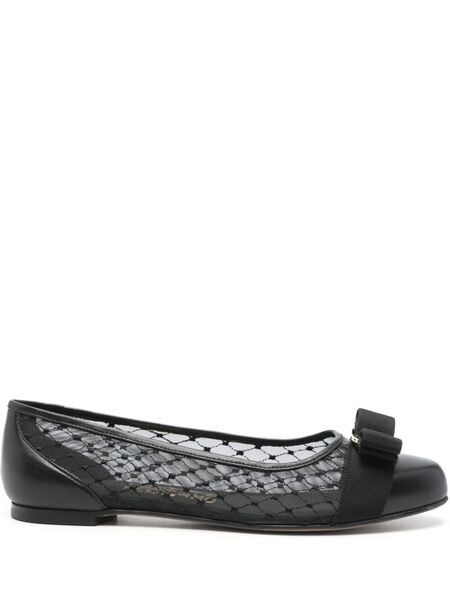  Ferragamo Bailarinas Varina - Negro 
