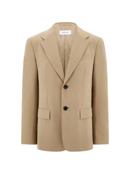 Ferragamo Blazer Con Botones - Neutro 