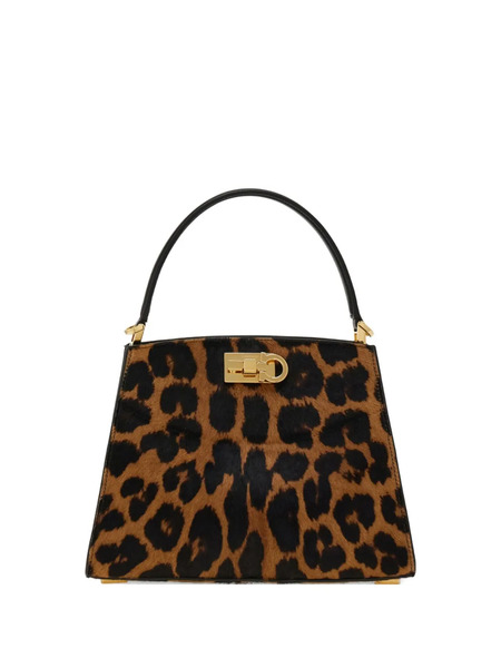  Ferragamo Bolso Studio Box Extrapequeño - Marrón 