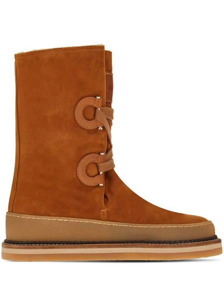  Ferragamo Botas Winter De Media Caña - Marrón 