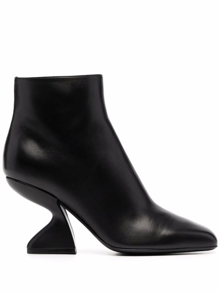  Ferragamo Botines Con Tacón F-heel - Negro 