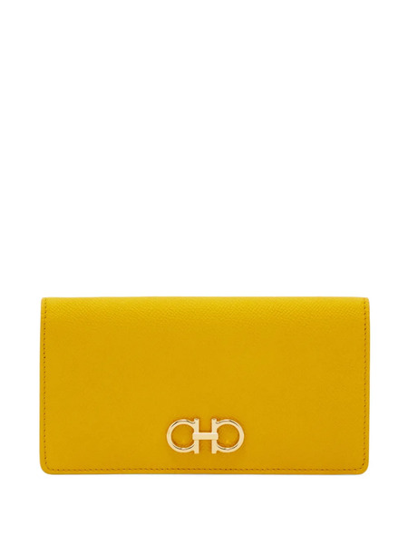  Ferragamo Cartera Continental Gancini - Amarillo 