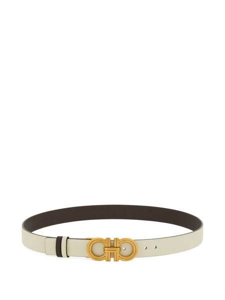  Ferragamo Cinturón Gancini Reversible - Neutro 