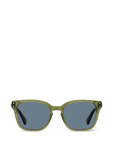  Ferragamo Eyewear Gafas De Sol Con Montura Rectangular - Verde 