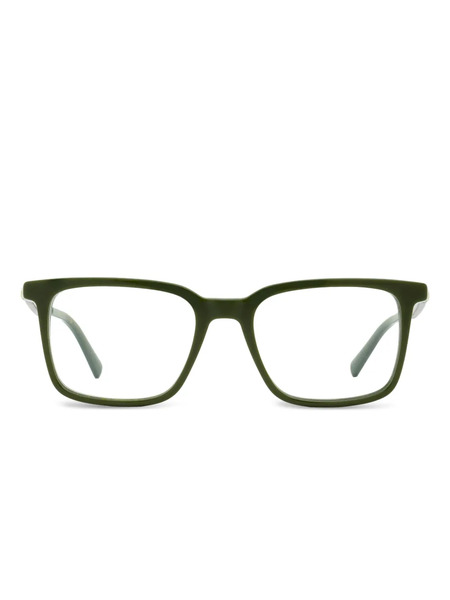  Ferragamo Eyewear Gafas Gancini Con Montura Rectangular - Verde 