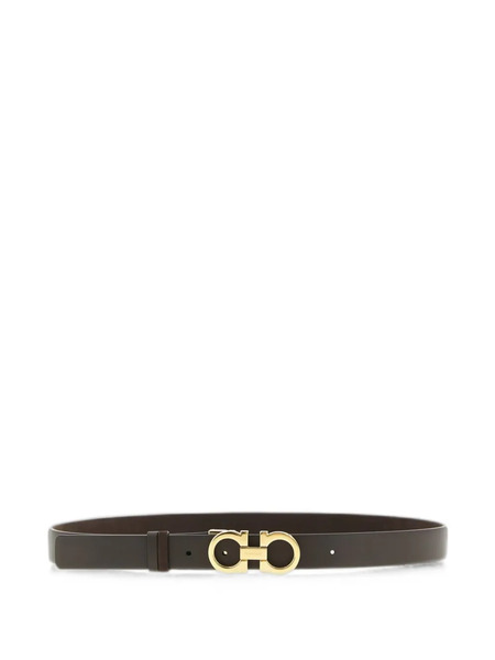  Ferragamo Gancini Suede Belt - Marrón 