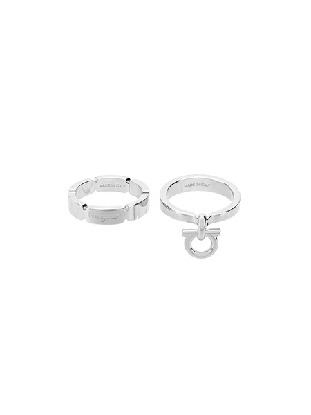  Ferragamo Gancio Ring - Metalizado 