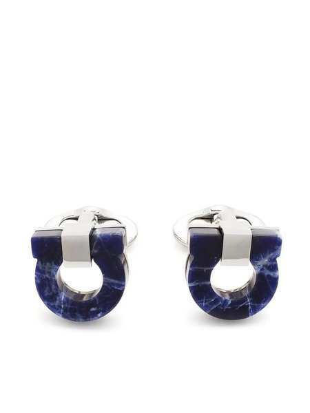  Ferragamo Gemelos Gancini - Plateado 