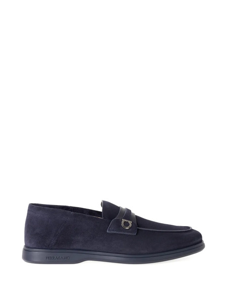  Ferragamo Mocasines De Piel - Azul 