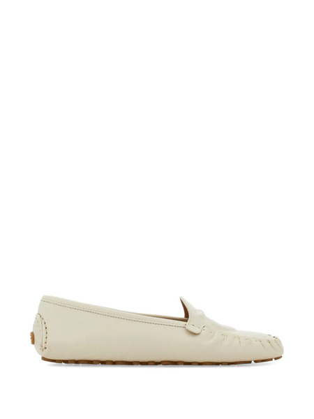  Ferragamo Mocasines Drive Gancini - Neutro 
