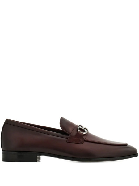  Ferragamo Mocasines Gancini - Rojo 