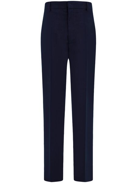  Ferragamo Pantalones Lisos - Azul 