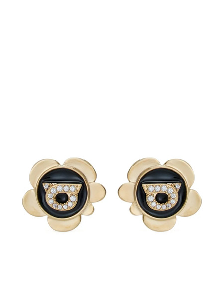  Ferragamo Pendiente Con Charm Gancini - Dorado 