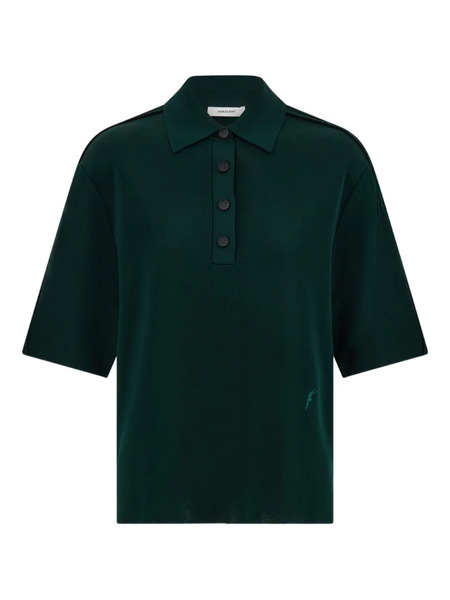  Ferragamo Polo De Punto - Verde 