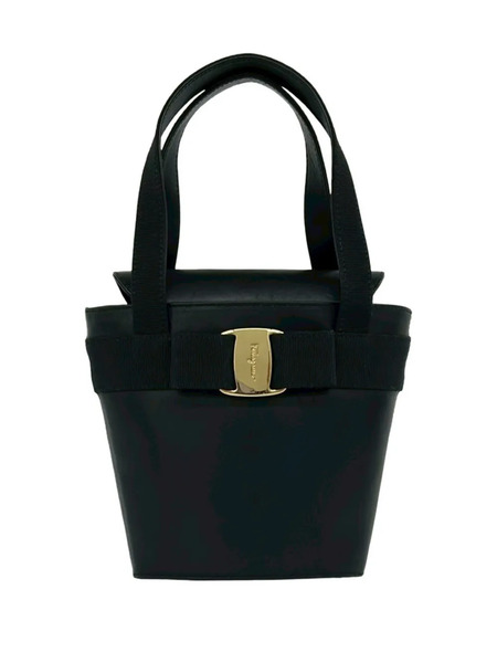  Ferragamo Pre-owned Bolso Bombonera Vara Bow De Piel Con Asa En La Parte Superior 2010-2026 - Marrón 