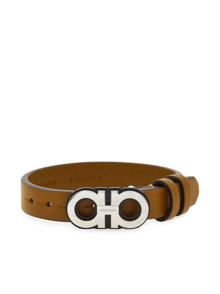  Ferragamo Pulsera Double Gancini - Amarillo 