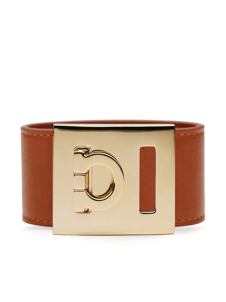  Ferragamo Pulsera Gancini - Marrón 