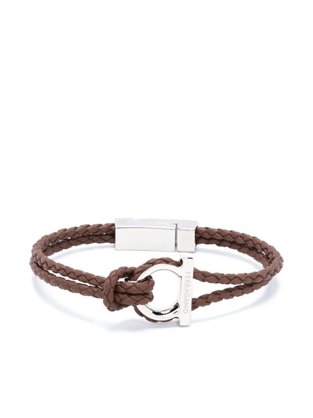  Ferragamo Pulsera Gancini - Plateado 