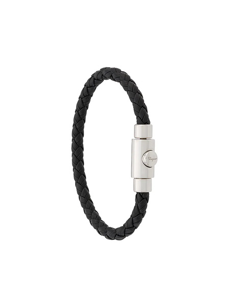  Ferragamo Pulsera Tejida - Negro 