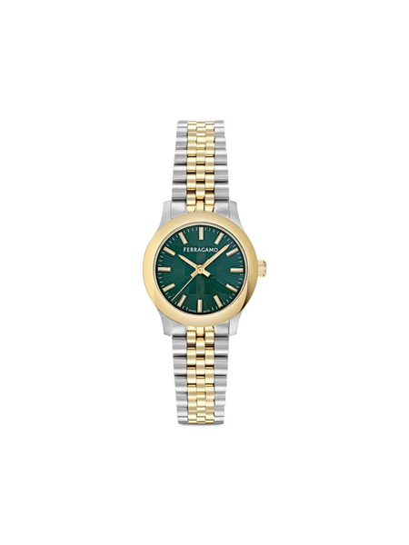  Ferragamo Reloj Duo De 34 Mm - Verde 