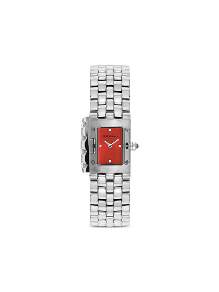  Ferragamo Reloj Secret De 33 Mm - Plateado 