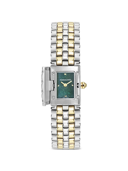  Ferragamo Reloj Secret De 30 Mm - Verde 