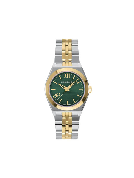  Ferragamo Reloj Vega De 28 Mm - Verde 