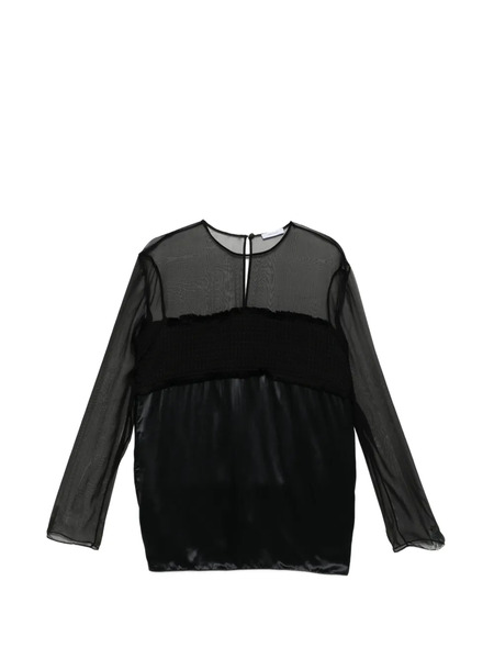  Ferragamo Top A Paneles - Negro 