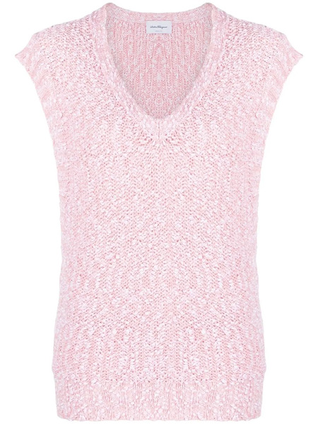 Ferragamo Top De Punto - Rosa 