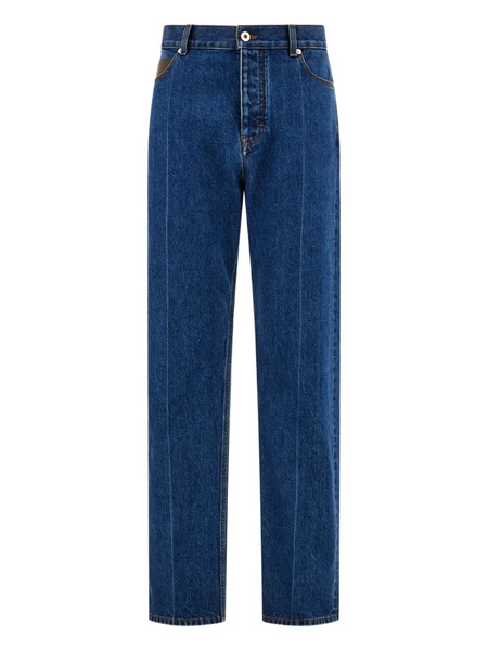  Ferragamo Vaqueros Con Diseño De Cinco Bolsillos - Azul 