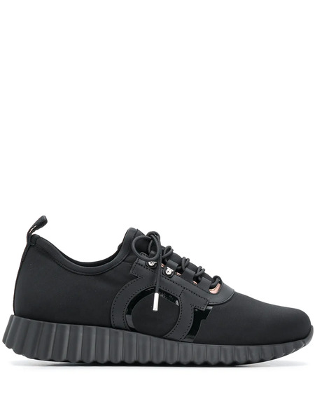  Ferragamo Zapatillas Bajas Gancini - Negro 