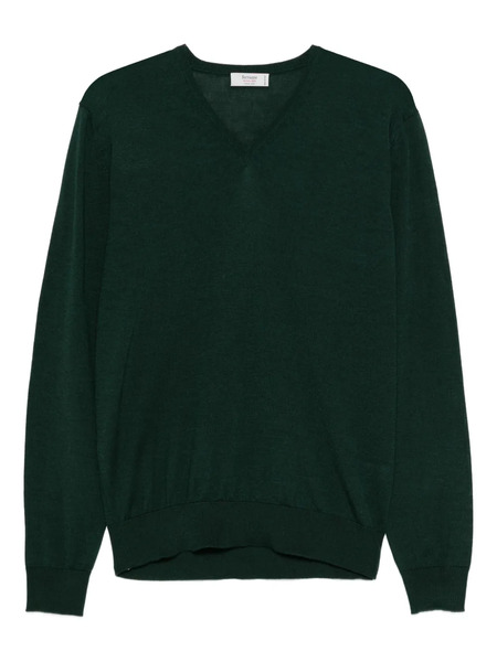  Ferrante Jersey Con Cuello En V - Verde 