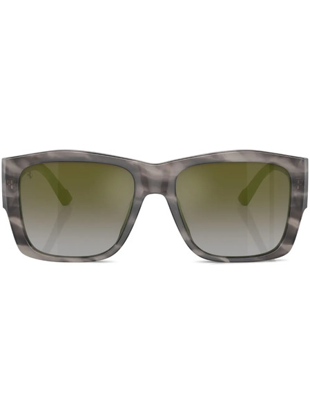  Ferrari Gafas De Sol Con Montura Rectangular - Gris 
