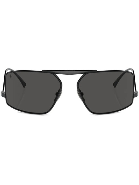  Ferrari Gafas De Sol Con Montura Rectangular - Negro 