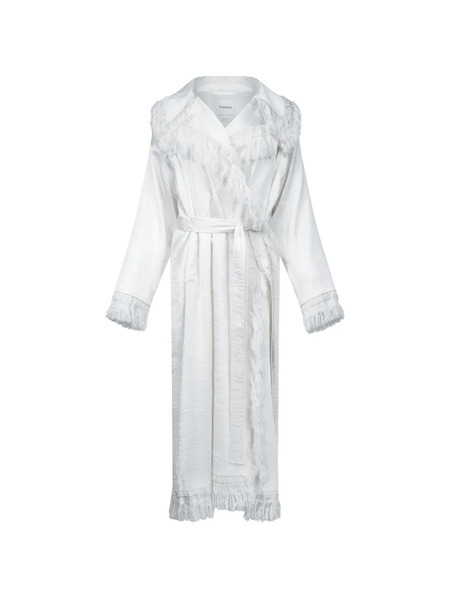  Fforme Abrigo Lise Con Ribete De Flecos - Blanco 