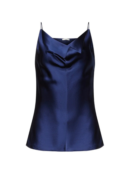  Fforme Top Irma Con Cuello Desbocado - Azul 
