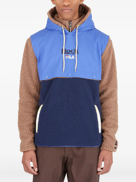  Fila Sudadera Con Capucha Y Paneles - Azul 