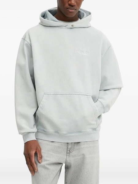  Filling Pieces Sudadera Con Capucha Y Logo Bordado - Azul 