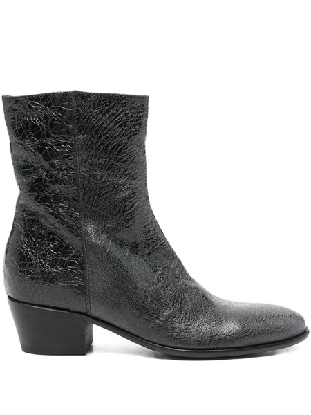  Fiorentini + Baker Botas Matt Con Cremallera - Negro 