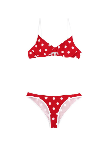  Fiorucci Bikini A Lunares - Rojo 